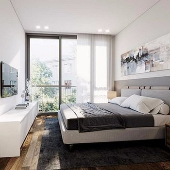 Modern minimalist bedroom Sketchup model download ID: 101000009 - 3D ...