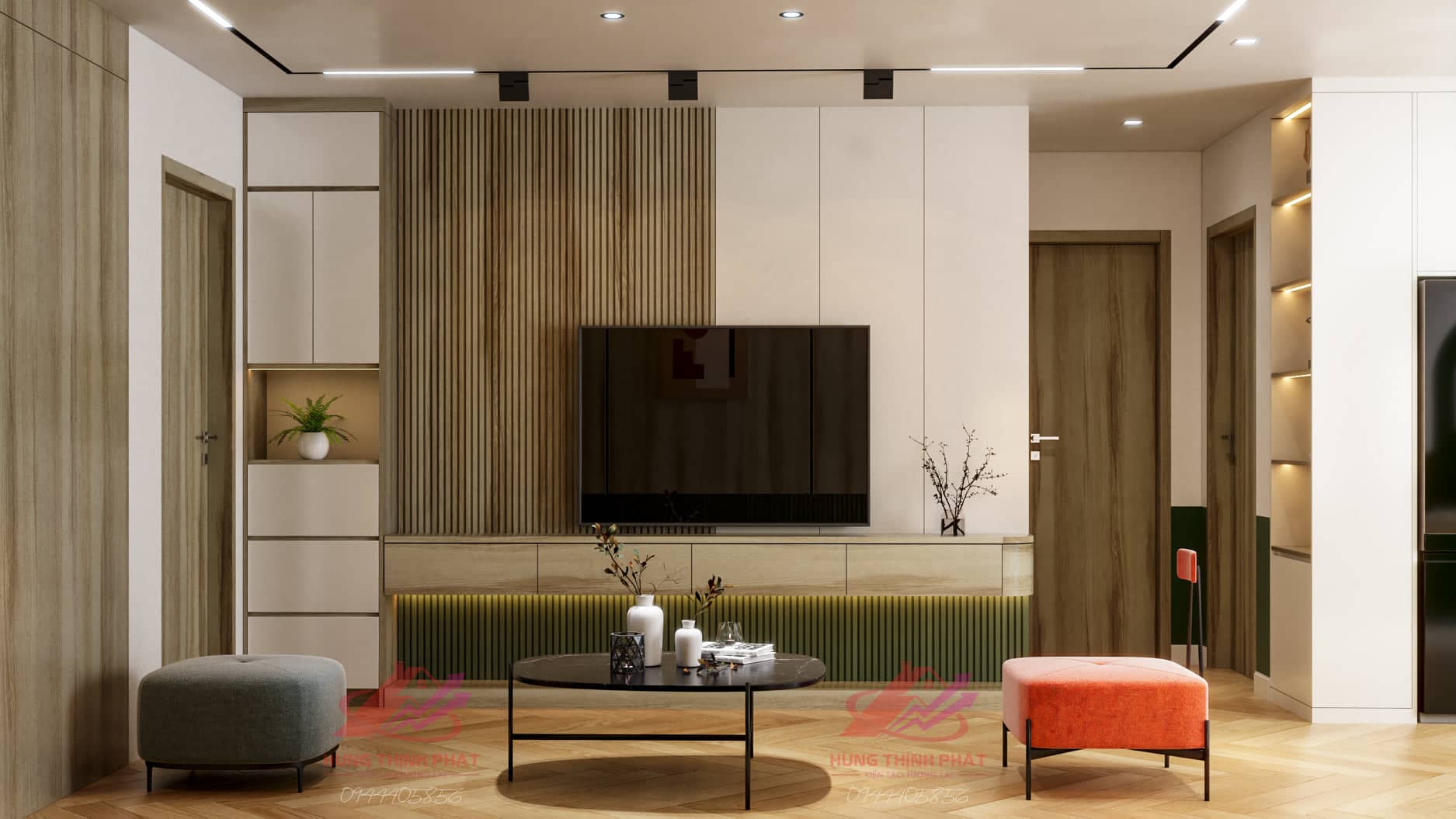 Apartment interior scene Sketchup model download ID: 106000065 (Quang ...