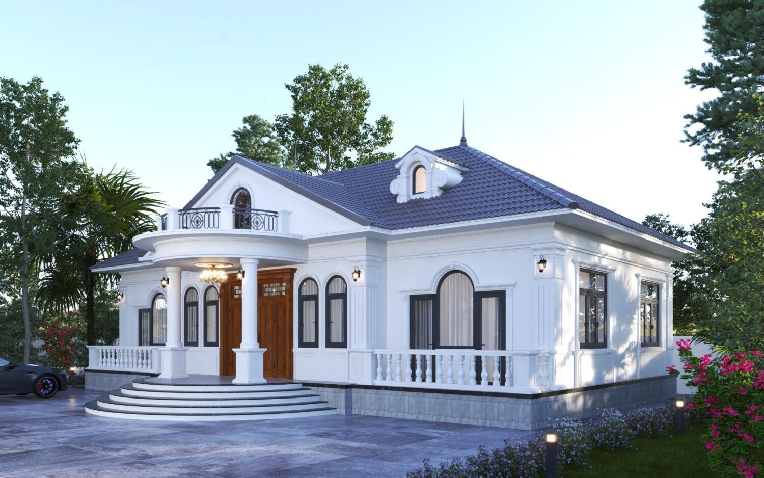 Exterior Modern Sketchup Scene Download ID 101000278 (Dung Huy)