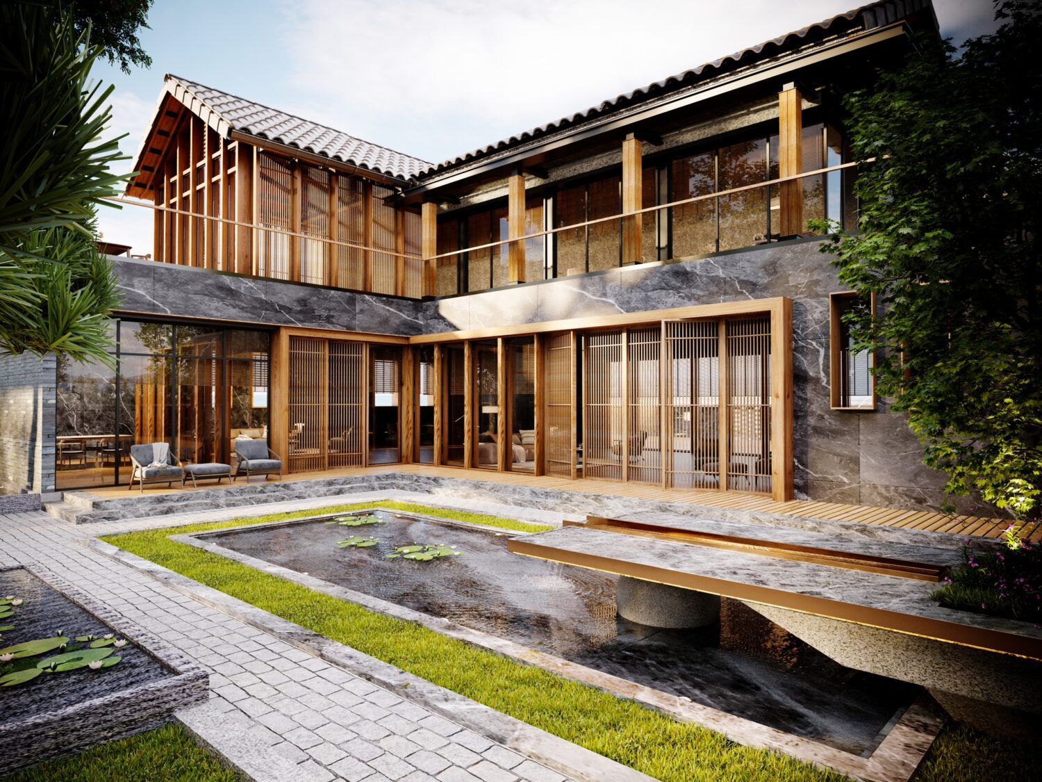 Japanese Exterior Sketchup Model Free Download ID 101000271 (Quan Kts)