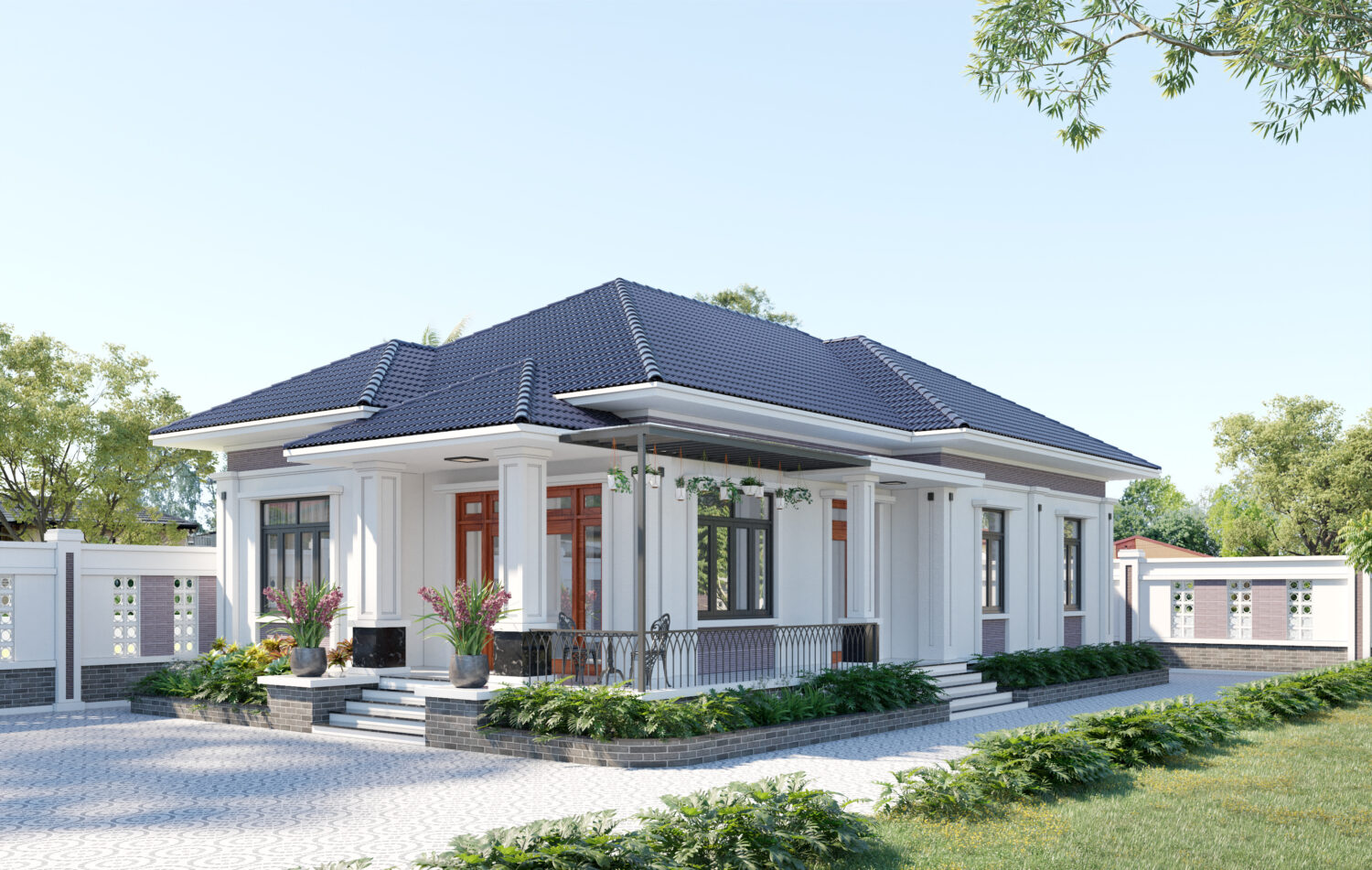 Modern Exterior Sketchup Model Free Download ID 101000301 (Tuyet Nhung)